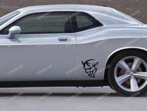 Dodge Demon Stickers for Side