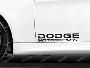 Dodge Motorsport Stickers for Doors