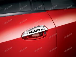 Fiat Abarth Stickers for Door Exterior Handles
