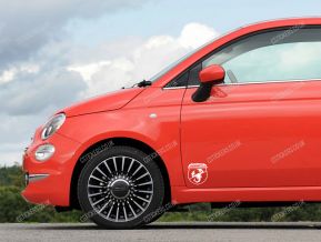 Fiat Abarth Stickers for Doors