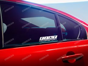 Fiat Motorsport Stickers for Side Window