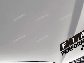 Fiat Performance Sticker for Bonnet