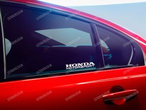 Honda Motorsport Stickers for Side Window