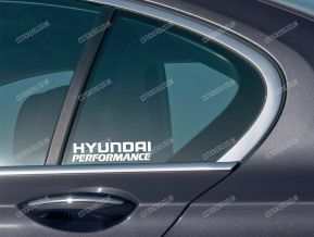 Hyundai Performance Stickers for Side Windows