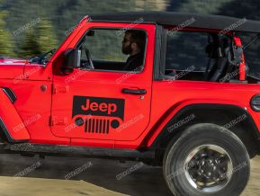 Jeep Front-End Logo Stickers for Doors