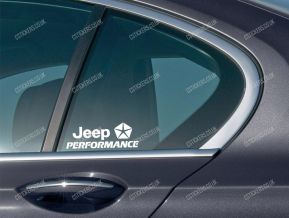 Jeep Performance Stickers for Side Window