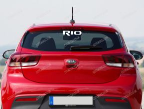 Kia Rio Sticker for Rear Window