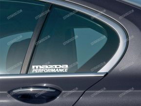 Mazda Performance Stickers for Side Windows