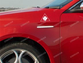 Alfa Romeo Quadrifiglio Stickers for Wings