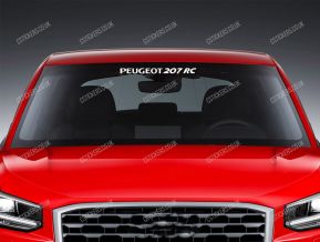Peugeot 207RC Sticker for Windshield