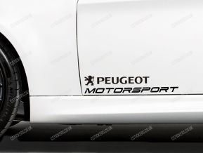 Peugeot Motorsport Stickers for Doors