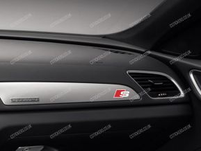 Audi S-line Stickers for Dashboard Trim