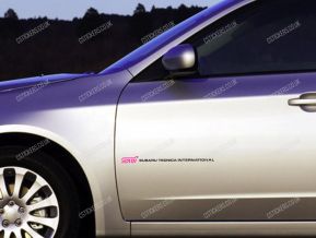 Subaru STI Tecnica International Stickers for Doors