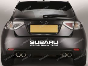 Subaru World Rally Team Sticker for Rear Bumper