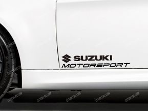 Suzuki Motorsport Stickers for Doors
