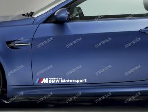 BMW M Motorsport stickers for doors