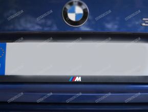 BMW M stickers for license plate holder frame