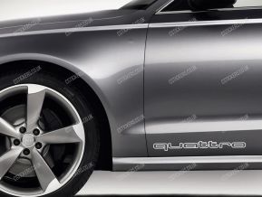Audi Quattro Stickers for Doors XL