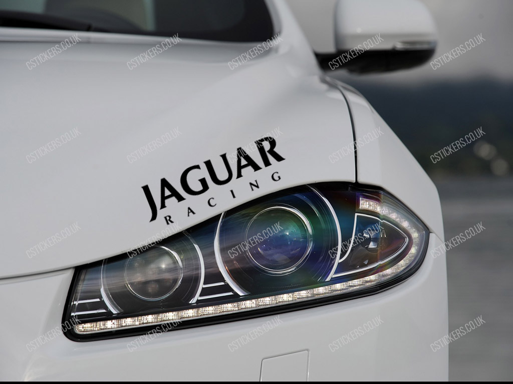 Jaguar Racing Sticker for Bonnet #1