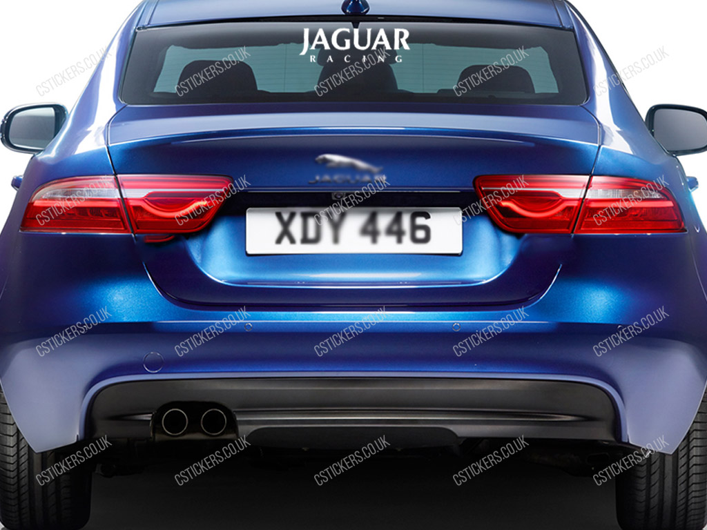 Jaguar Racing Sticker for Rear Window
