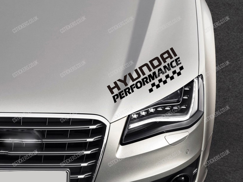 Hyundai Performance Sticker for Bonnet