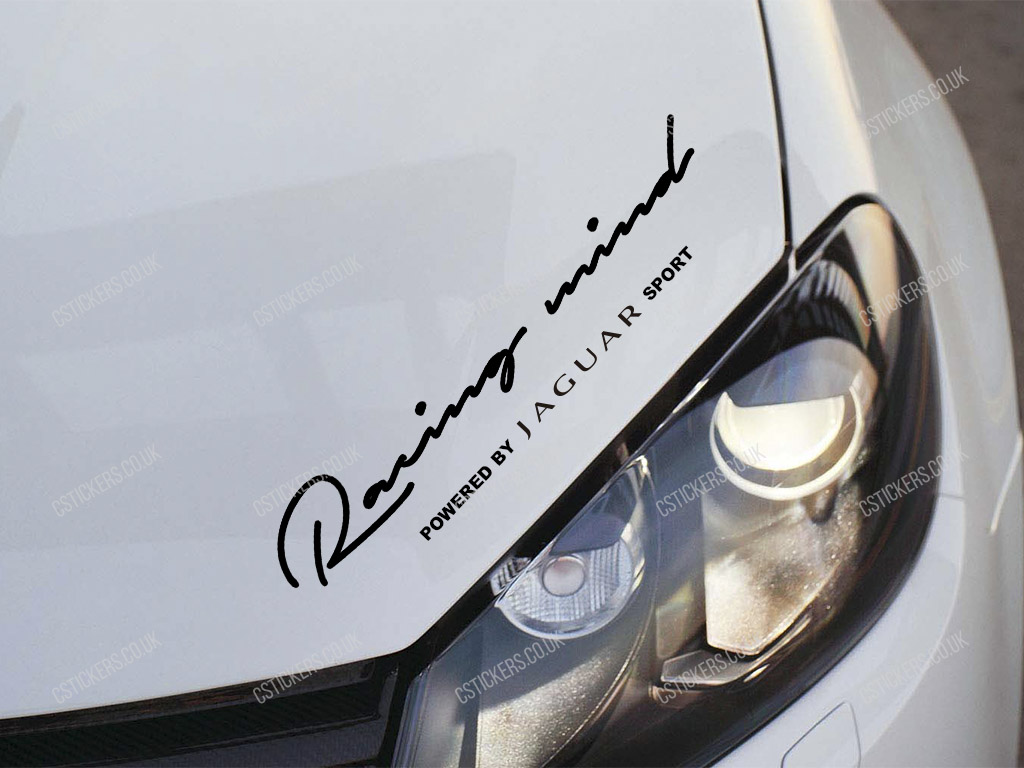Jaguar Racing Mind Sticker for Bonnet